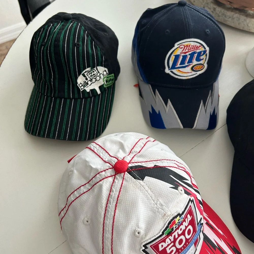Lot bundle 6 men’s caps hats. Selling collection. 1 pink women's hat